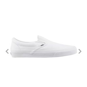 Vans Classic Slip On Shoes | White